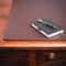 Dacasso Chocolate Brown Leatherette 38" x 24" Desk Mat without Rails PR-3432 - alternate 2